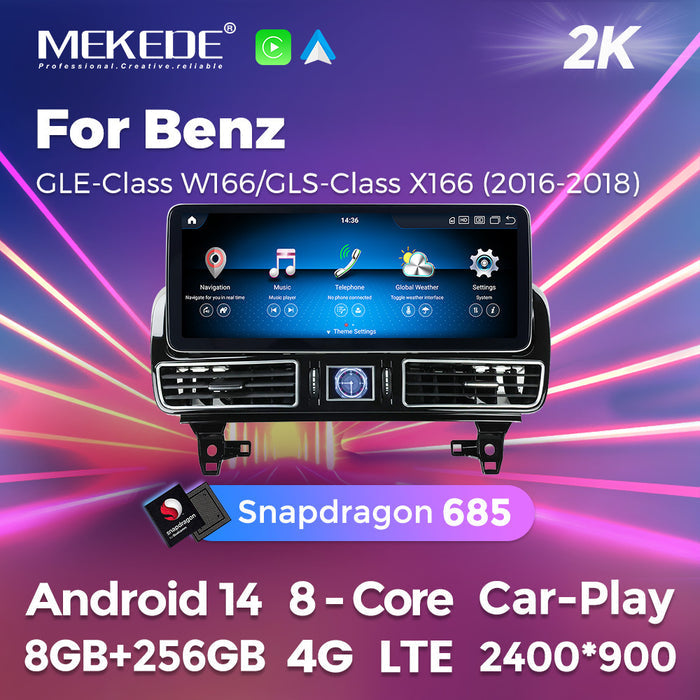Carplay for Mercedes-Benz GLE/GLS W166/X166 - Transform Your Driving Experience