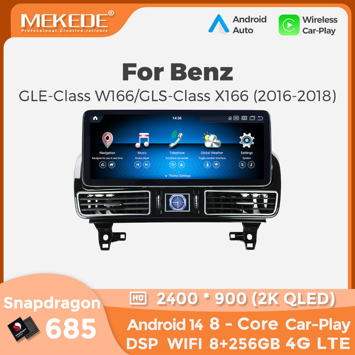 Carplay for Mercedes-Benz GLE/GLS W166/X166 - Transform Your Driving Experience