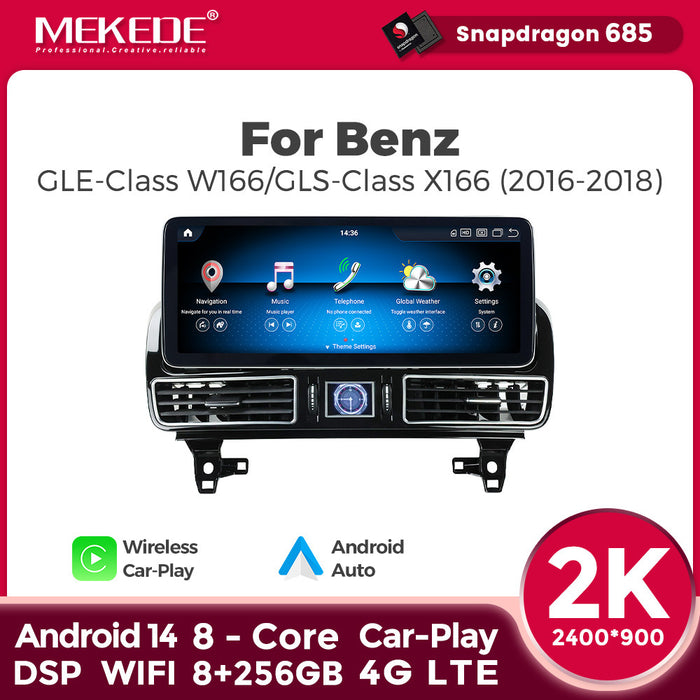 Carplay for Mercedes-Benz GLE/GLS W166/X166 - Transform Your Driving Experience