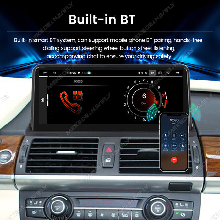 Carplay Integrated 10.25 Inch GPS Navigation for BMW X5/X6 E70 E71