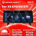 12.3 inch Applicable to BMW X5 X6 E70 Android central control large screen GPS navigation all-in-one machine Bluetooth Carplay