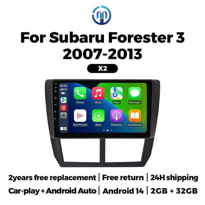 Compatible with Subaru Forester 07-13 Android in-car GPS navigation, MP5 in-car Bluetooth player, CarPlay