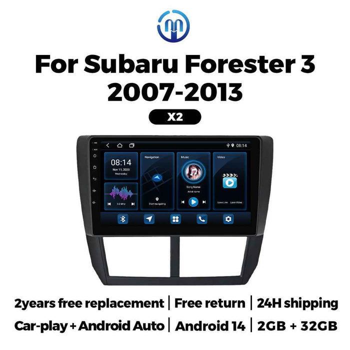 Compatible with Subaru Forester 07-13 Android in-car GPS navigation, MP5 in-car Bluetooth player, CarPlay
