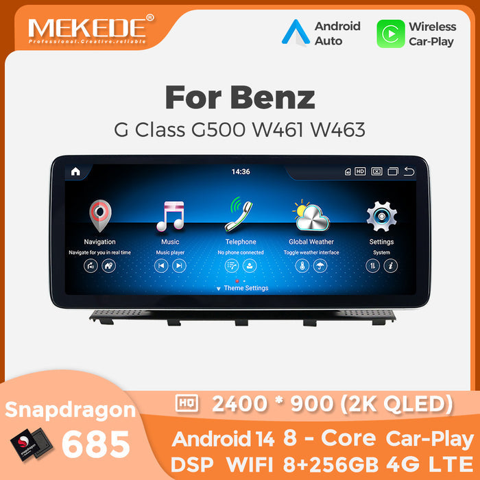 Carplay Integration for Mercedes-Benz G-Class W461 W463 (08-11)