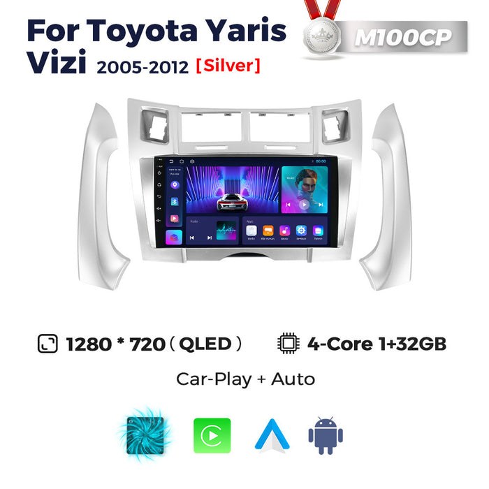 Carplay Navigation Radio for Toyota Yaris Vitz (05-12) - Large Screen Experience