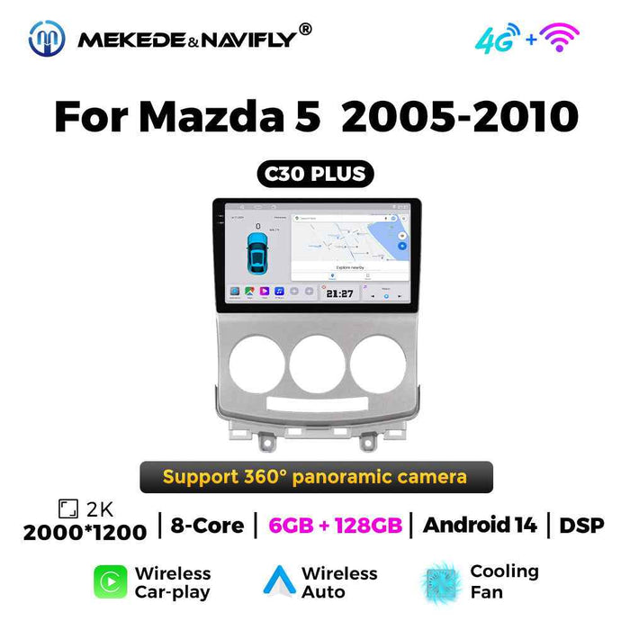 Applicable to Mazda 5 2005-2010 Android large screen central control car navigation radio screen Carplay