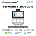 Applicable to Mazda 5 2005-2010 Android large screen central control car navigation radio screen Carplay