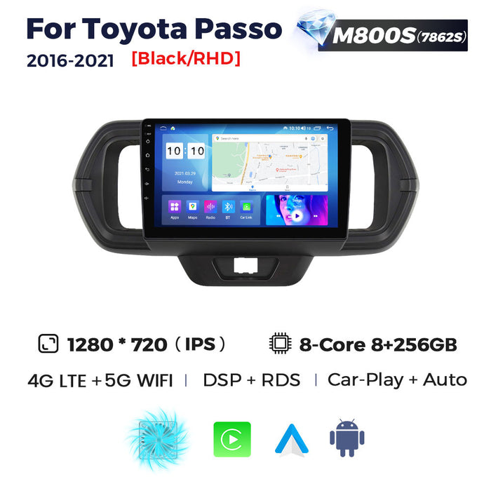 Carplay Navigation System Compatible with Toyota Passo 2016-2021
