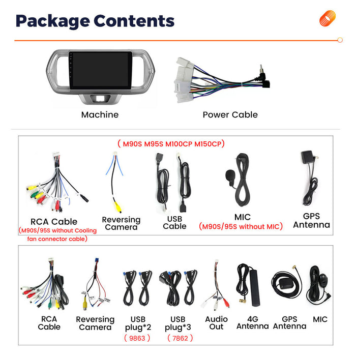 Carplay Navigation System Compatible with Toyota Passo 2016-2021