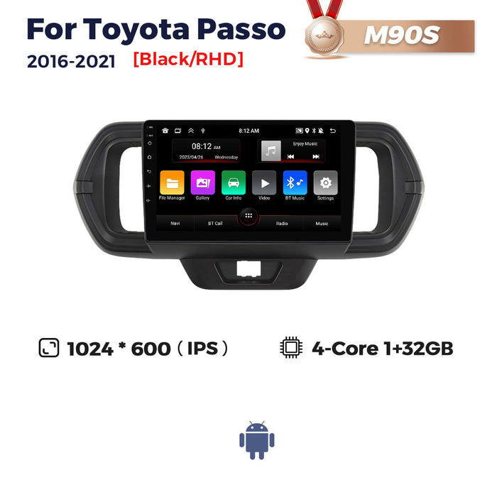Carplay Navigation System Compatible with Toyota Passo 2016-2021
