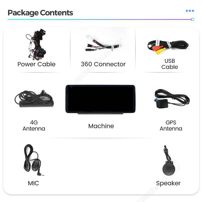 Applicable to Mercedes-Benz C-class GLC-class GT W205 X253 Android large screen central control car navigation Bluetooth Carplay