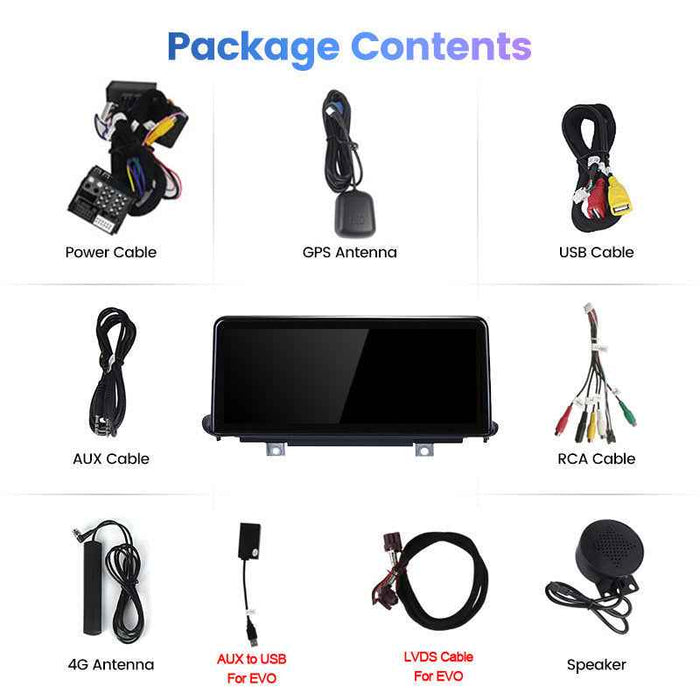 10.25 inch Suitable for BMW X5 X6 F15/F16 Android large screen central control Car navigation Bluetooth Carplay