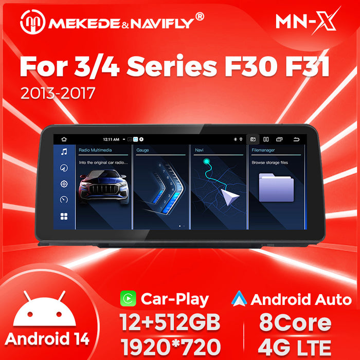 CarPlay Ready 12.3-Inch Android GPS Navigation Screen for BMW F30/F31