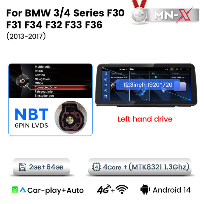 CarPlay Ready 12.3-Inch Android GPS Navigation Screen for BMW F30/F31