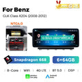 CarPlay-Ready Android Navigation System for Mercedes-Benz GLK X204 (2008-2014)
