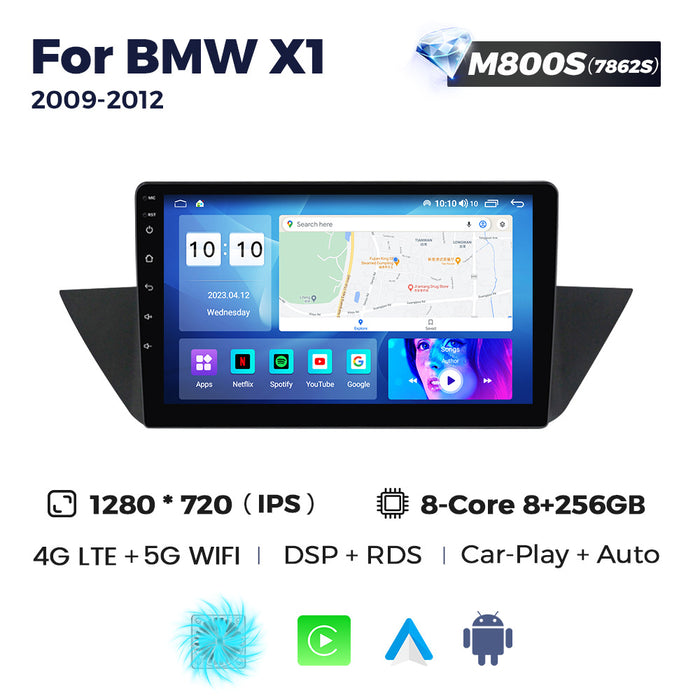 CarPlay Ready Large Screen Navigation Radio for BMW X1 E84 (09-12)