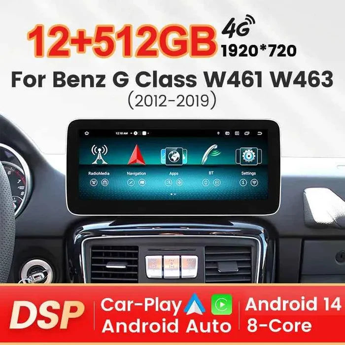 Suitable for Mercedes-Benz G-Class 461/463 G500 G63 Android large screen central control navigation car radio Carplay