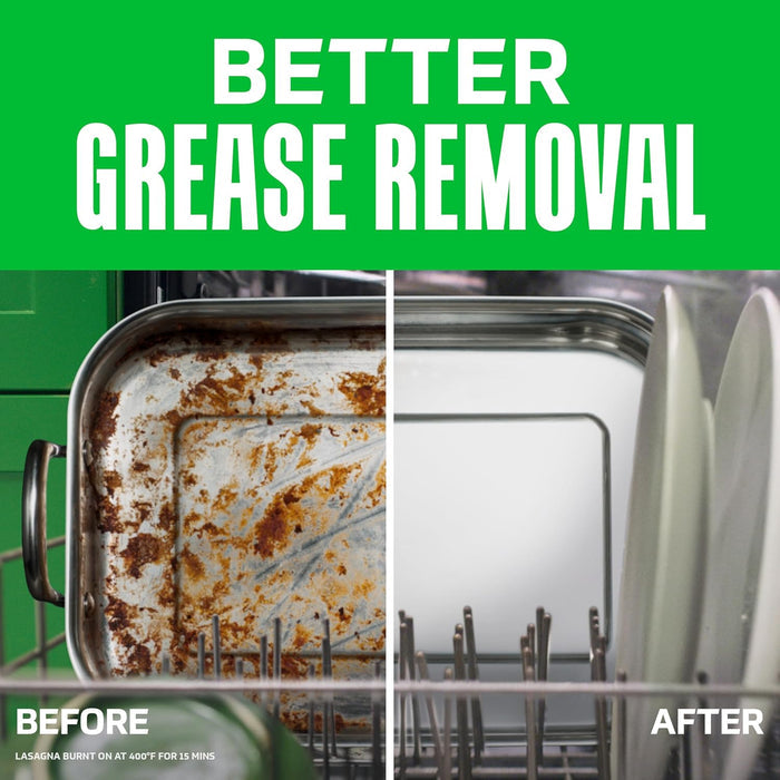 fast-dissolving outer layer that releases dawn grease-cutting surfactants on contact