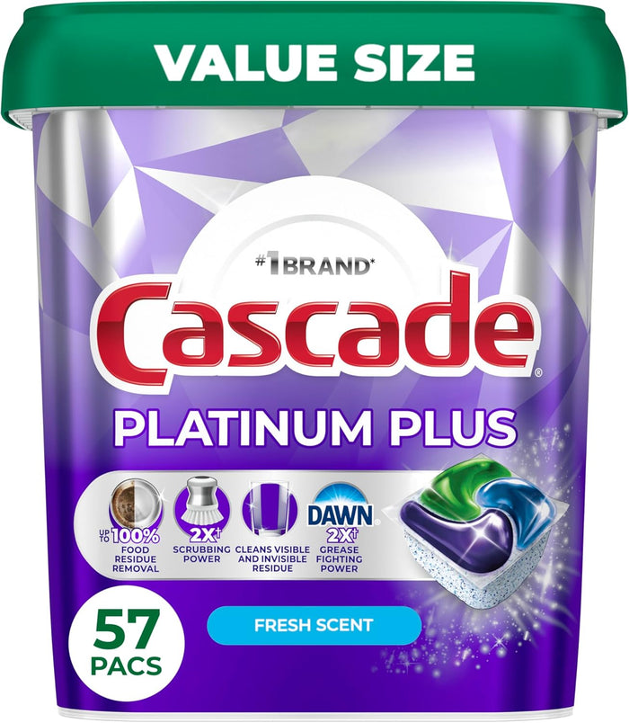 pre-measured single-dose actionpac pod format with built-in soaking, scrubbing, and rinsing agents