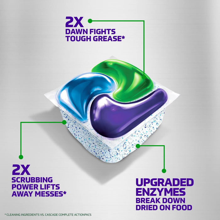 all-in-one actionpac with built-in soaking, scrubbing, and rinsing agents