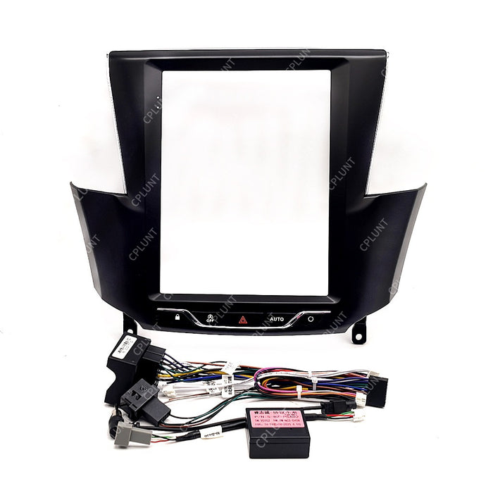 Central control navigation surface frame is suitable for 2014-2017 peugeot 408restoration panel versatile frame