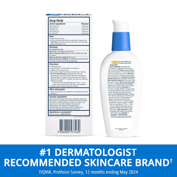 CeraVe AM Moisturizer SPF 30 – Minimal Design, Maximum Protection for Uncluttered Mornings