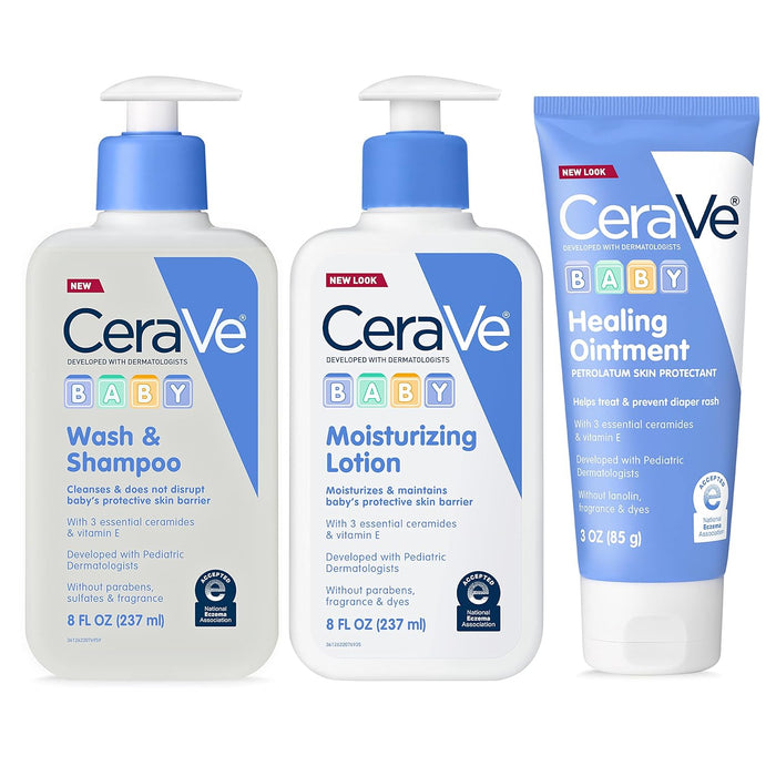 3 essential ceramides to reinforce and maintain baby's natural skin barrier