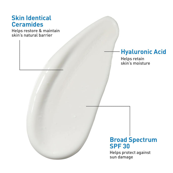 formulated with three essential ceramides (1, 3, 6-ii) to support the skin barrier