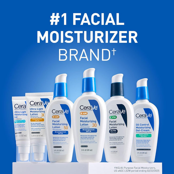CeraVe Daily Face Lotion with Broad Spectrum SPF – Skin Cancer Foundation Recommended Sun Care