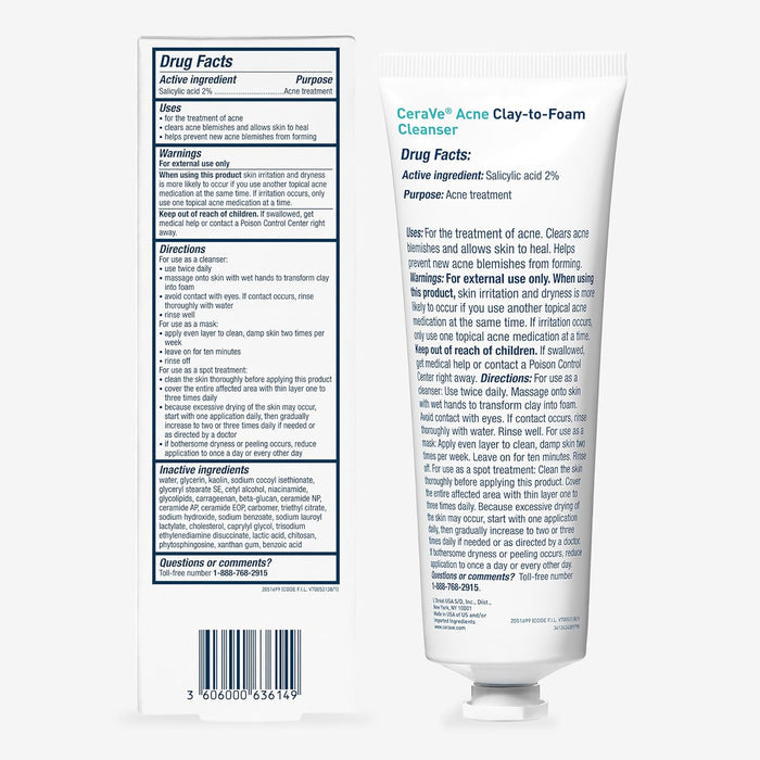 CeraVe Multi-Use Clay Mask & Cleanser – Hydrating Spa-Like Treatment for Mindful Skincare Moments