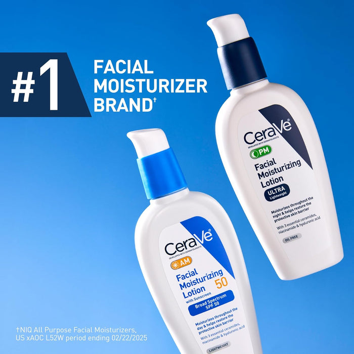 CeraVe PM Night Moisturizer – Uncluttered Skincare Essential with Ceramides & Hyaluronic Acid