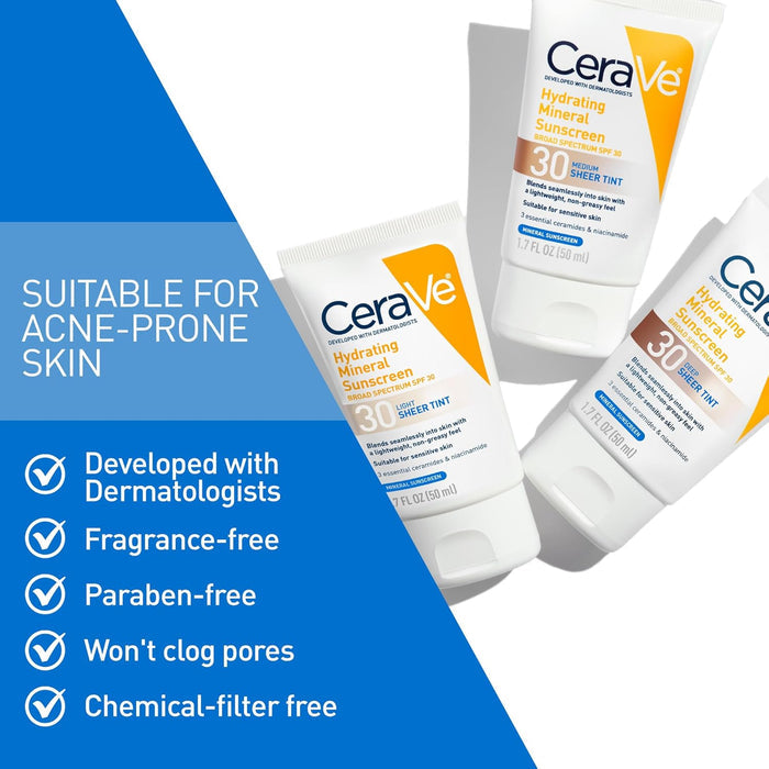 noncomedogenic, fragrance-free, paraben-free, oxybenzone-free, and benzene-free formula