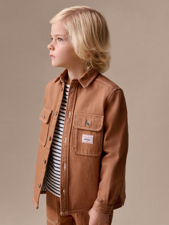 Chemise Eddy en denim de coton biologique