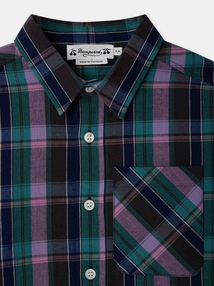 Chemise Tango en coton madras biologique