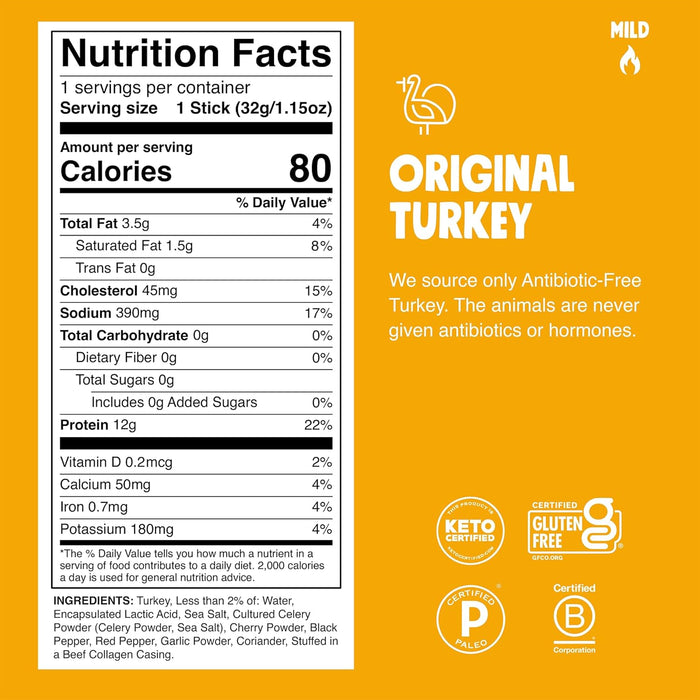 zero sugar and 80 calories per serving