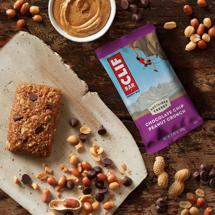 CLIF BAR Energy Bars - Post-Workout Recovery with Organic Oats, 4-Flavor Pack (12 ct)