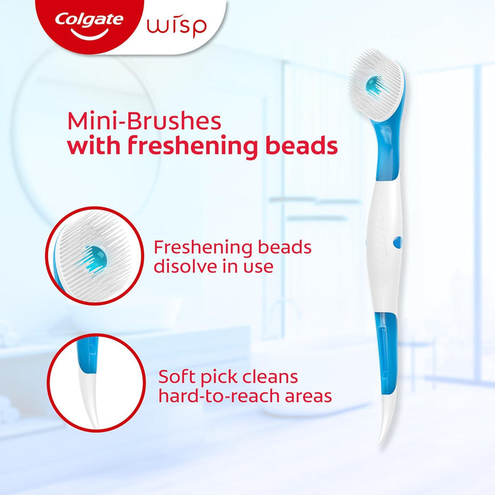 soft pick integrated into handle base for interdental cleaning