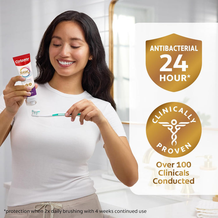 Colgate Total Active Prevention – Premium SLS-Free Whitening Toothpaste for Sensitive Gum Wellness