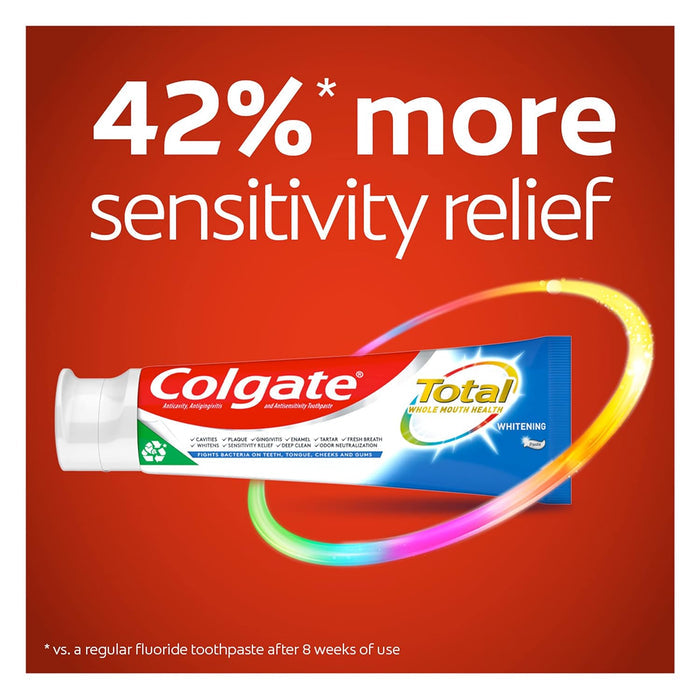 10 combined oral care benefits in a single toothpaste formula