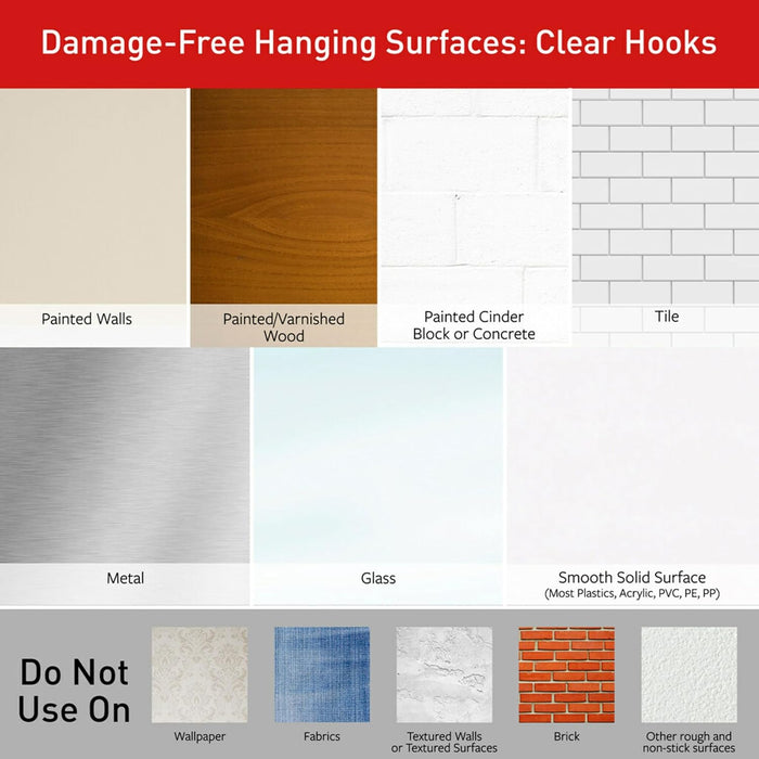 Command Damage-Free Clips for Dorm and Apartment – Safe, No-Nail Hanging for String Lights and Garlands