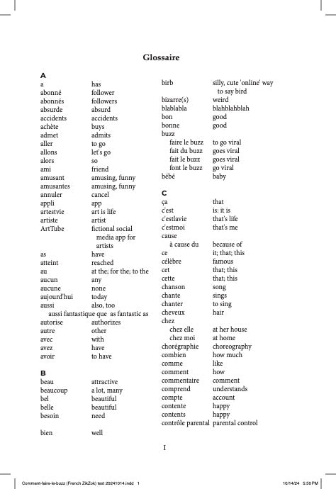 Comment faire le Buzz: A short interactive novel for learning French, by Rachel Emery