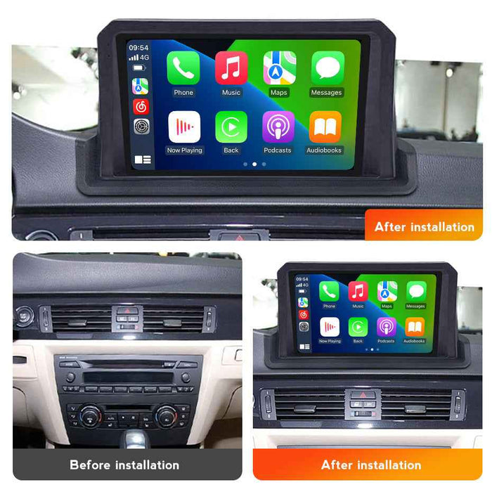 Compatible with BMW 3 Series E90, E91, E92 Android large screen, central control in-car navigation radio, 256G screen