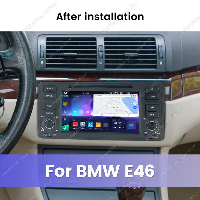 Compatible with BMW E46 M3 98-06 model with DVD, Android large screen, central control navigation, Bluetooth CarPlay