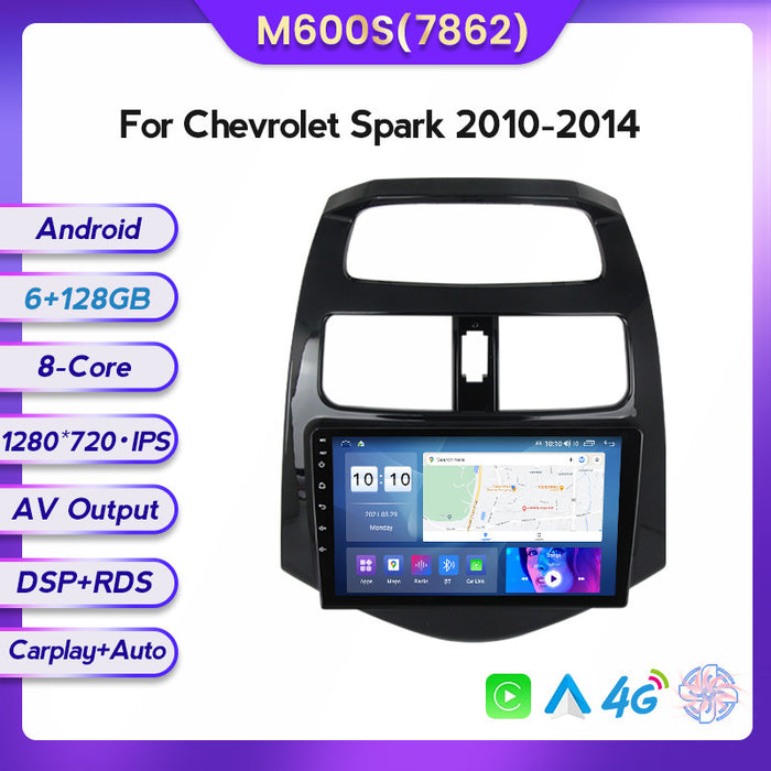 Compatible with Chevrolet Spark 10-14 Android large-screen central control in-car navigation screens 8+128