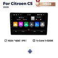 Compatible with Citro?n C5 2009-2017 Android Large-Screen Central Control Navigation Radio 8+256GB