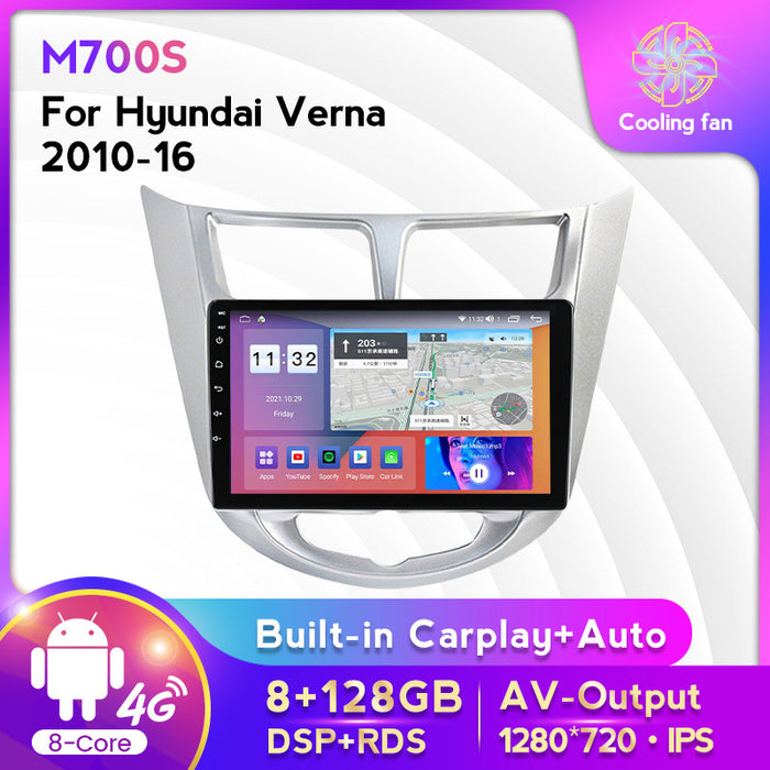 Compatible with Hyundai Verna 10-16 models Android large screen central control in-car navigation screen 128