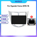 Compatible with Hyundai Verna 10-16 models Android large screen central control in-car navigation screen 128