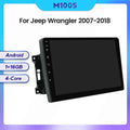 Compatible with Jeep Wrangler 16-18 models Android large screen central control in-car navigation screen, 128GB