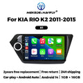 Compatible with Kia Rio K2 2011-2015 Android in-car GPS navigation MP5 Bluetooth player CarPlay