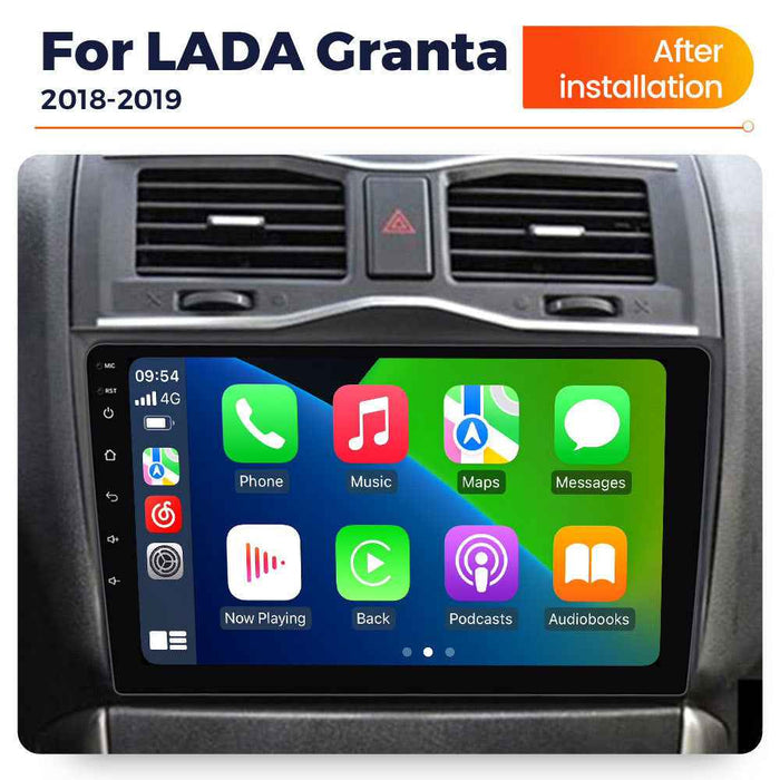 Compatible with Lada Granta 18-19 Android large-screen central navigation radio 8+256G